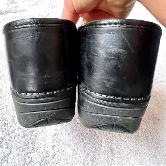 DANSKO Professional Black Box clogs comfort shoes women’s size 8 - Picture 7 of 9